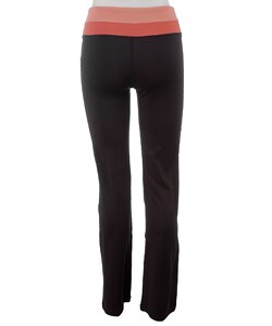 Oleg Cassini Bicolor Waistband Yoga Pants