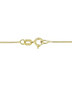14k Gold Smokey Quartz Tin-cup Necklace
