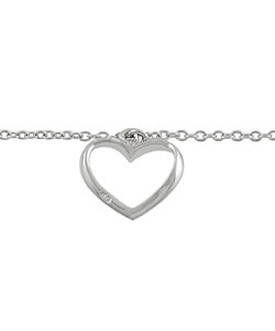 Sterling Silver Religious Themed Polished Anklet