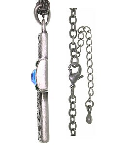 Jeweled Celtic King Pewter Cross Necklace