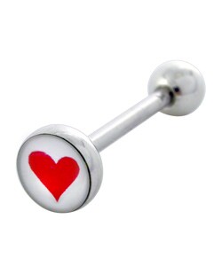 Red Heart Flat Logo Barbell (Case of 5)