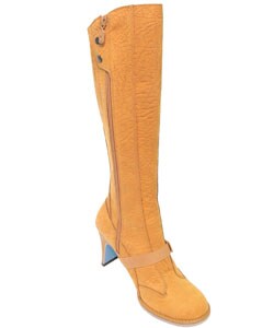 Diesel Betty Genuine Leather Tan Fashion Boot