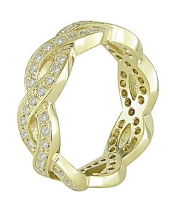 18k Gold 1/2ct TDW Fancy Diamond Wedding Band
