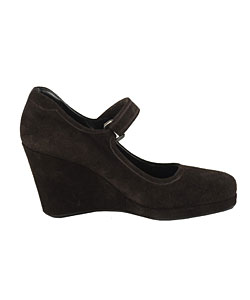 Prada Suede Platform Mary Janes