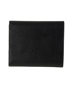 Prada Leather Tri-Fold Wallet with Coin Pocket