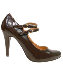 Glaze by Adi Patent Double Strap Mary Jane Pumps