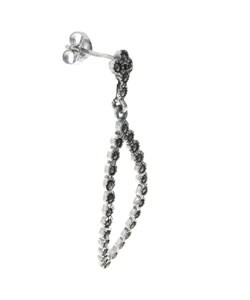 Sterling Silver Marcasite Dangle Earrings