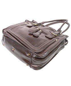 Arcadia by Adi Faux Leather Double Strap Handbag