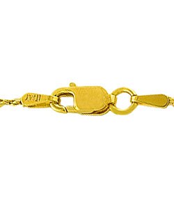 14k Gold Overlay Sterling Silver Serpentine Necklace