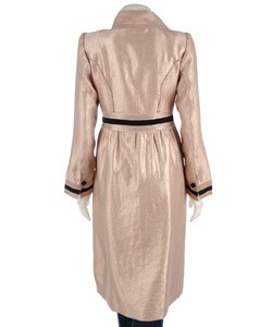 To The Max Long Double Breasted Trench Coat