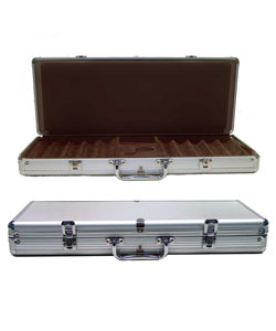 500 Pro Clay Casino Poker Chips with Case 13 Gram