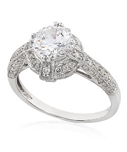 14k White Gold 7/8ct TDW Diamond Ring
