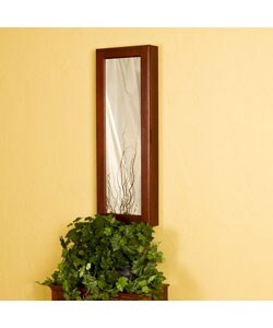 Wall Mounted Cherry Jewelry Armoire