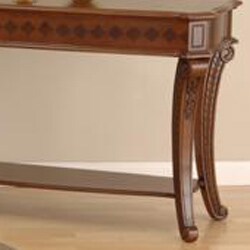 Checked Inlay Console Table