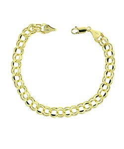 14k Yellow Gold Charm Bracelet