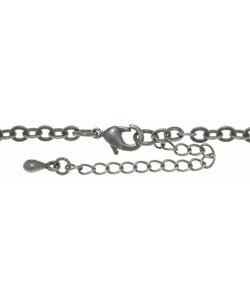 Pewter 'Sapphire' Artist Fairy Necklace