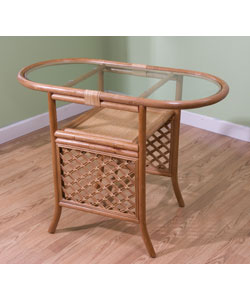 3-piece Cane Honeymoon Dining Set