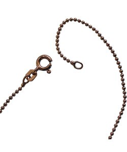 Roman Glass and Gemstone Copper Necklace (Israel)