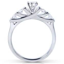 14k White Gold 1/2ct TDW Diamond Bridal Ring Set (HI, I1-I2)