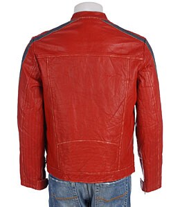 Alexander Julian Men's Vintage Biker Leather Jacket