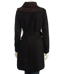 Marcelle Renee Belted Women's Wool Coat