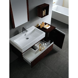 Vigo Avalon Wenge Bathroom Vanity Set