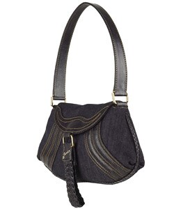 Fendi Denim Blue Small Denim Handbag