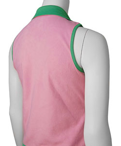 Retro Fox Polar Fleece and Satin Reversible Vest
