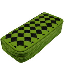 Amerileather Dual-sided Checkered Key/ Coin Pouch