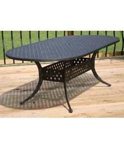 Nassau Black 7-piece Patio Dining Furniture Set