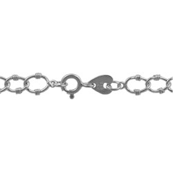 Sterling Silver Circle Linked Bracelet