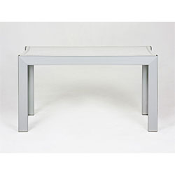 Opal 29.5-inch Bench with White Textilene Seat