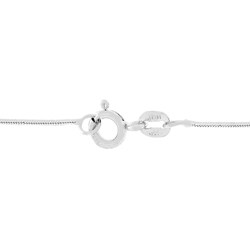 Sterling Silver Diamond Chip Flower Necklace