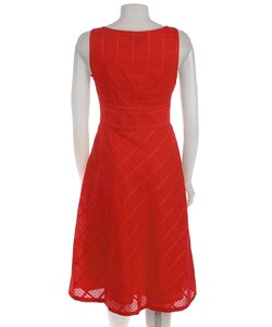 Liz Claiborne Tulip Red Empire Waist Surplice Dress