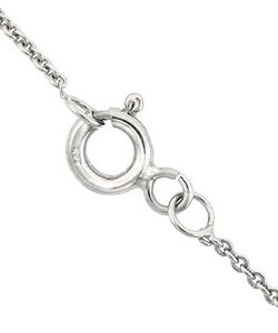 Sterling Silver Puffed Heart Necklace