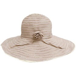 Adi Designs 5-inch Brim Spiral Ribbon Sun Hat