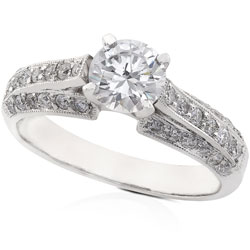18k Gold 4/5ct TDW Diamond Engagement Ring (H-I, SI1-SI2)