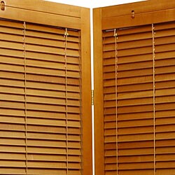 Wood Marupa 4-panel Screen (China)