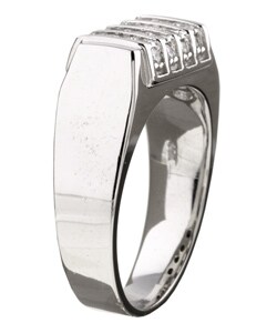 14k White Gold 1/2ct TDW Diamond Men's Ring (G-H, I1)