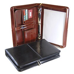 Colombo Zip-around 3-ring Leather Binder