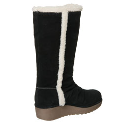 MIA Women's 'Snowflake' Suede Wedge Boots