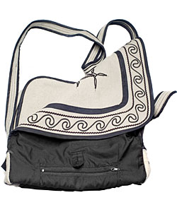 Solola Handmade Large Grey Handbag (Guatemala)