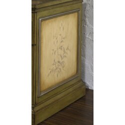 Hand-painted Chest With File Drawer Storage