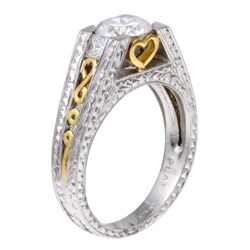 Tacori Platinum 1/3ct TDW Diamond Engagement Ring (G, VS)