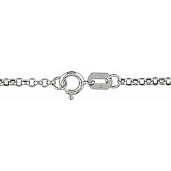 10k White Gold Diamond Heart Necklace