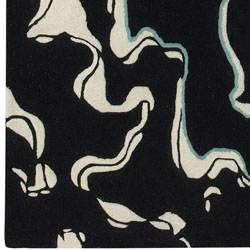 Hand-tufted Current Wool Rug (8' x 11')