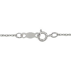 10k White Gold Citrine and Diamond Necklace