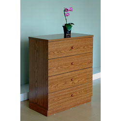 Modern 4-drawer Wood Chest