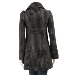 Coffee Shop Women's Polka Dot Walker Coat