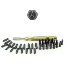 Number and Letter 38-piece Metal Stamping Set